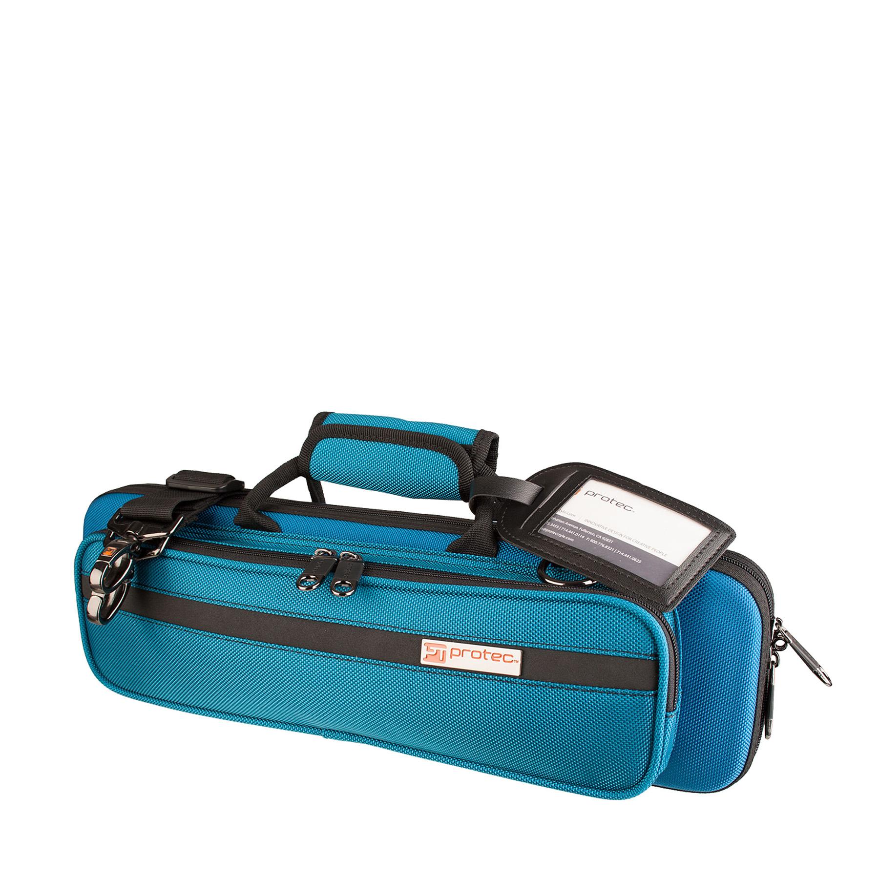Flute Case (B & C Foot) - PRO PAC, Slimline (Teal Blue) | Protec
